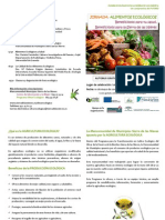 Programa Jornada Alimentos Ecologicos