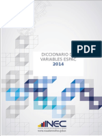 Diccionario de Variables Espac 2014-2015