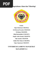 Makalah Ilmu Pengetahuan Alam Dan Teknologi