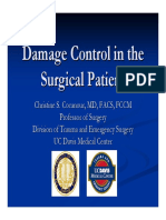 Damage Control in The Surgical Patient