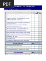 Project Portfolio Management Tool Evaluation Aid: Criteria Category 1