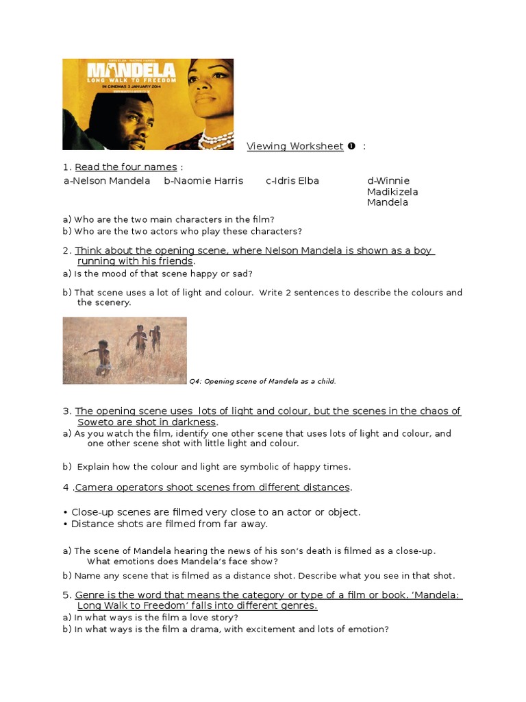 The Movie Mandela Long Walk To Freedom Pdf