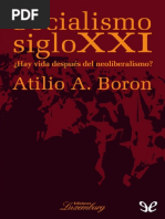 Socialismo Siglo XXI - Atilio Boron