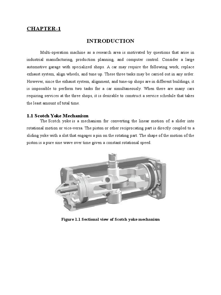 Scotch Yoke Mechanism Electric Motor Electrical Equipment
