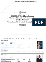 Black Republicans 2010 Candidates Contact Information 