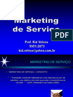 MKT Serviço Conceitos - Características - Prof. Kid