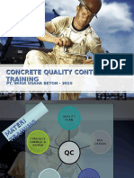 Concrete Quality Control Training