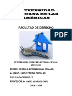 Fuentes Del Derecho Internacional Privado