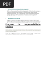 Program de Resp Sociala