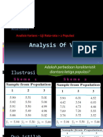 Analysis of Variance (ANOVA)