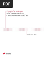 06 Keysight Agilent Hewlett Packard MIMO Performance and Condition Number in LTE Test 5990-4759EN