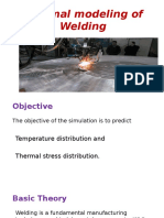 Thermal Modeling Of  weld cladding