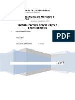 Informe de Therglis Ineficientes e Eficientes