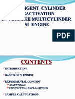 Intelligent Cylinder Deactivation in 4-Stroke Multicylinder Si Engine