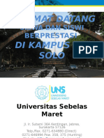 Presentasi Universitas Sebelas Maret 2014