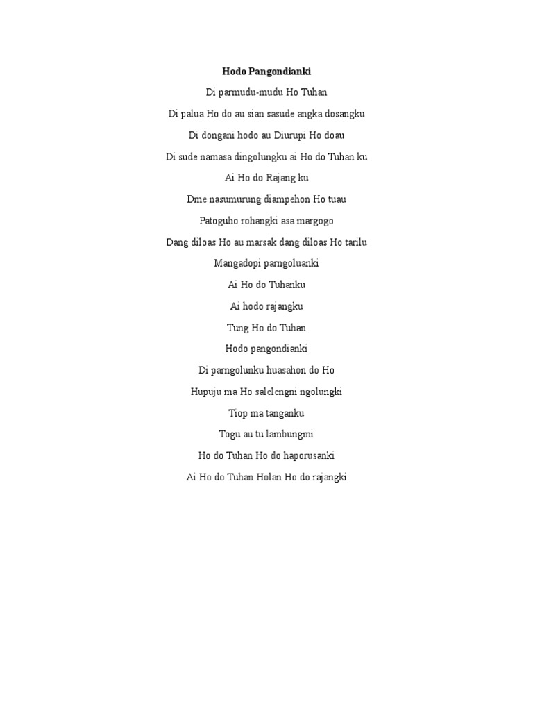 Hodo Pangondianki