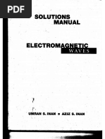 Electromagnetic Waves Solutions Manual Inan PDF