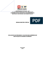 Avaliação Do Processo Coaching de Carreira em Instituição Do Ensino Superior PDF