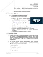 Requisitos Habilitación Camionetas Tesoro