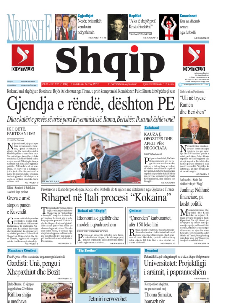 Gazeta Shqip | PDF
