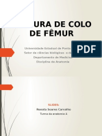 Fratura de Colo de Fêmur