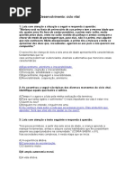 Apanhadão Psicologia Do Desenvolvimento e Do Ciclo Vital