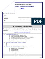 Project HSE Induction Questionnaire - Template