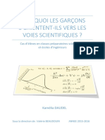 Pourquoi Les Garçons S'orientent-Ils Vers Les Voies Scientifiques, Par Kamélia Daudel