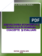 MAR1-Dezvoltarea Economica A Ruralului in Romania Site PDF