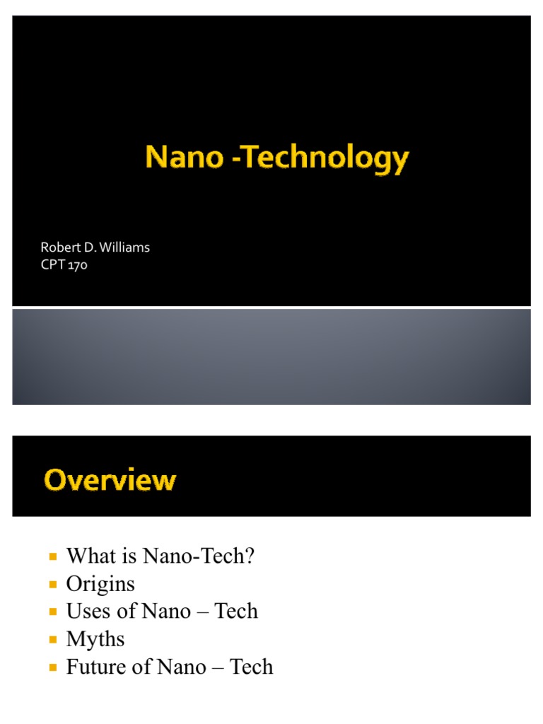 Nano Technology | PDF | Science & Mathematics | Technology & Engineering