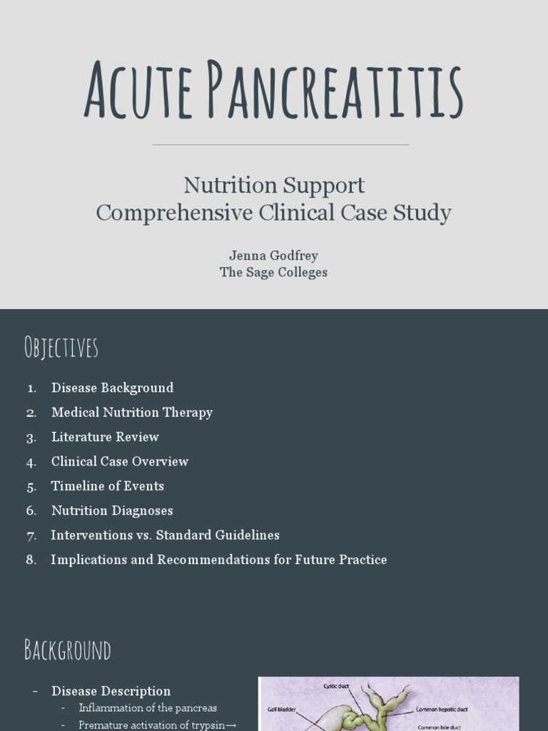 Pancreatitis case report picture