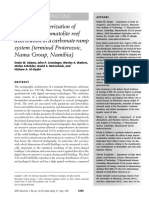 Digital Characterization of Thrombolithe-Stromatolite Reef in Carbonate Ramp System in Namibia 2005