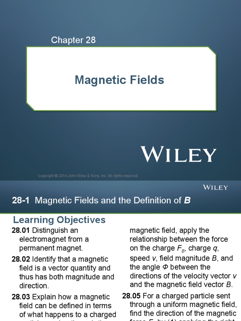 Physics 101 - Magnetic Fields | PDF | Magnetic Field | Dipole