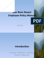 Star River Resort Employee Policy Manual