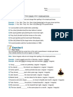 Past Tense Exercise 5and6