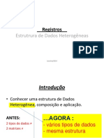 Arquivos e Registros