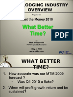 PKF Forecasts by Mark Woodworth, PKF Consulting at Meet The Money 2010