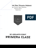 Mi Adelanto Scout Progresión Primera Clase