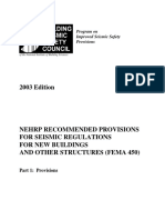 2003 Edition: Program On Improved Seismic Safety Provisions