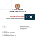 INSTRUÇÃO TÉCNICA Nº 10-2016 - Controle de Materiais de Acabamento e de Revestimento