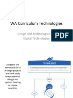 WA Curriculum Technologies: Design and Technologies and Digital Technologies