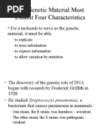 BIOL 3301 - Genetics Ch10A - DNA Structure St