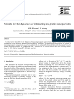 Models for the Dynamics of Interacting Magnetic Nanoparticles