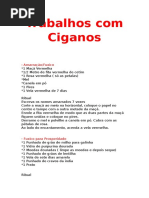 Trabalhos Com Ciganos