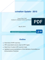 HPV Vaccination Update - 2015: Susan Hariri, PHD Centers For Disease Control and Prevention
