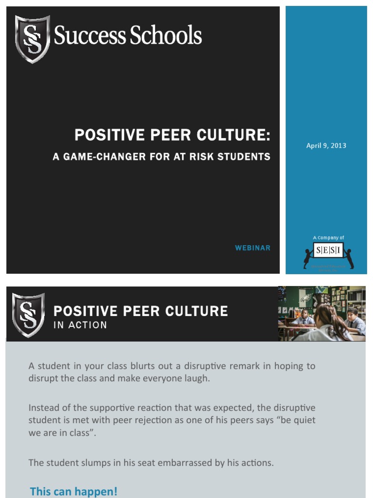 positive peer culture Behavior Applied Psychology