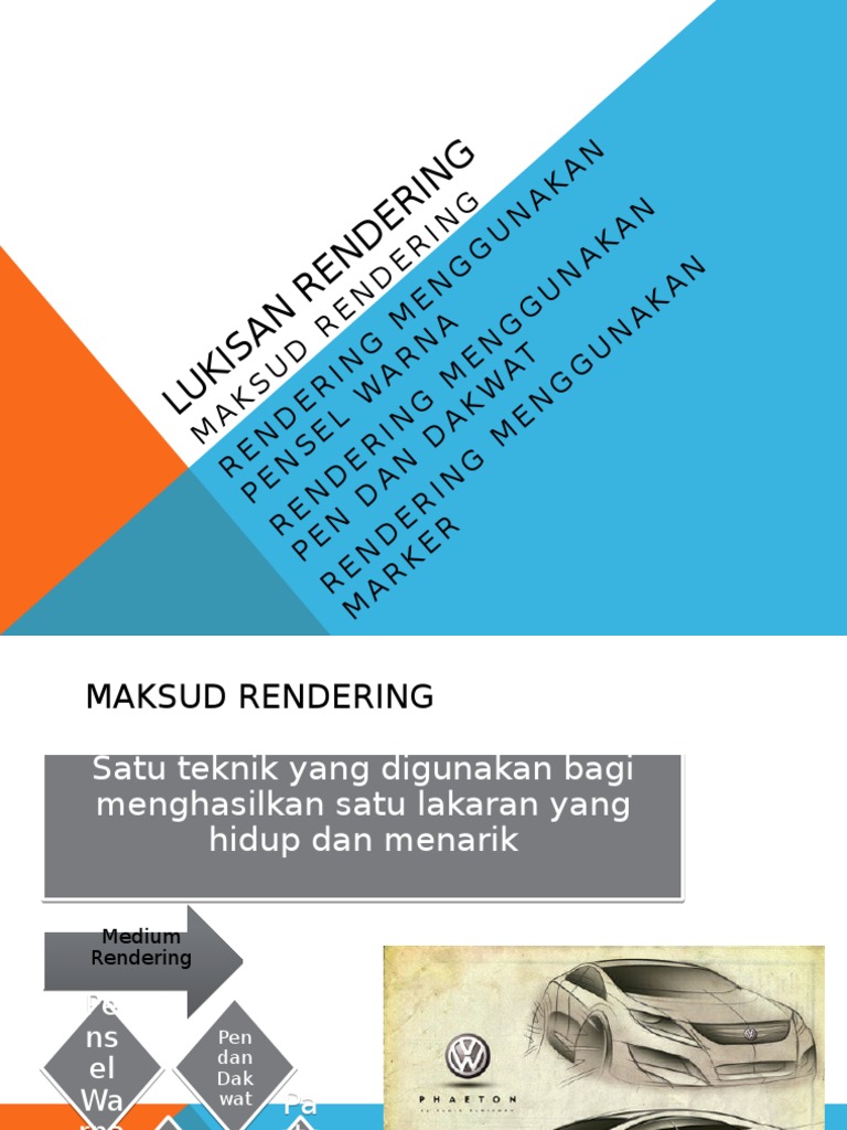 Lukisan Rendering | PDF