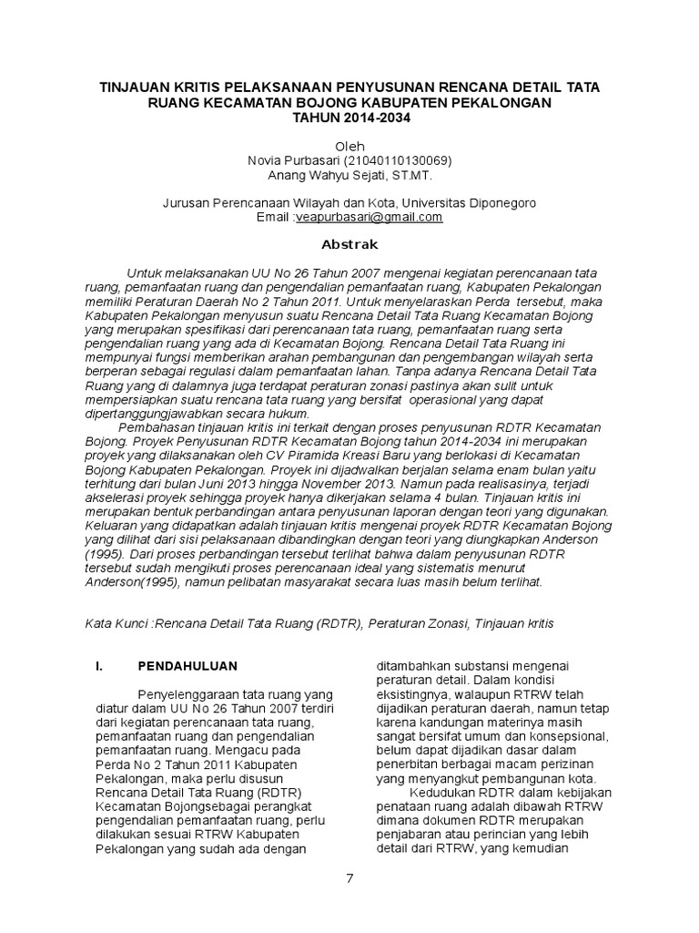 ☀ Contoh laporan bedah jurnal