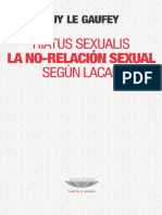 Guy Le Gaufey - Hiatus Sexualis. La No-Relación Sexual Según Lacan