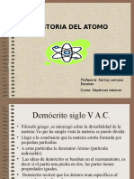 Historia Del Atomo